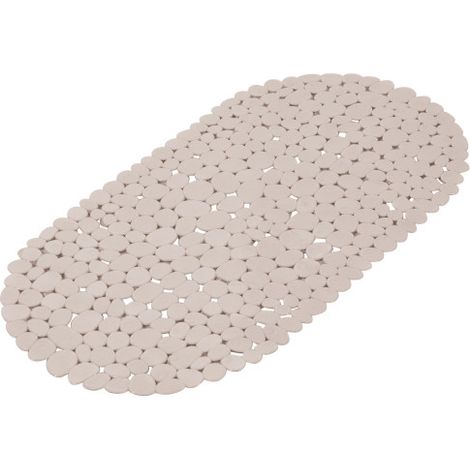 Fond de baignoire 36x69cm pvc uni taupe - 36x69cm - Taupe (1/2)