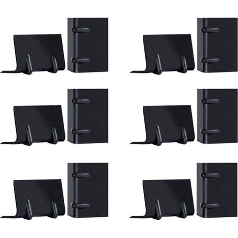 200 protections d'angle en plastique pour sangles - Noires et renforcées - Coins de protection antidérapants avec trous pour cartons de déménagement et meubles - 3,5 cm (1/5)