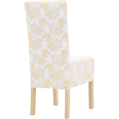 Maison Exclusive - Fundas de silla elásticas 6 unidades rectas bl