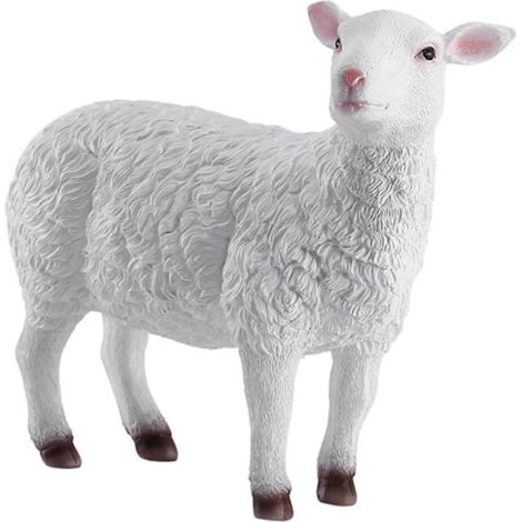 coration de Jardin Mouton en R sine Figurine Miniature pour (1/5)