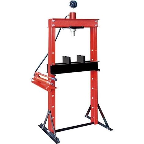 Heavy Duty Hydraulic Shop Press 20T (Pressure Gauge Garage H Frame Workshop)