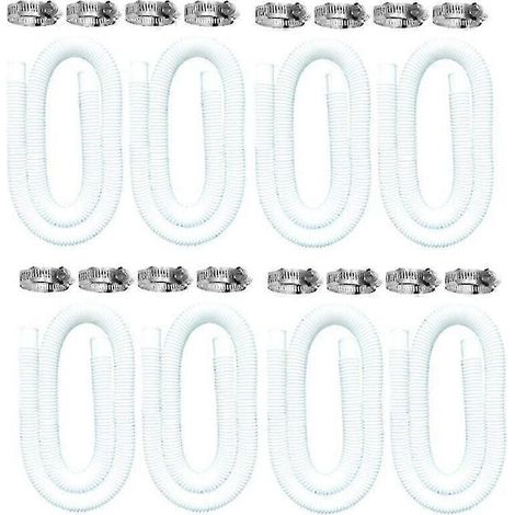 Tuyau de rechange pour piscine, diamètre 1,25 pouce, accessoire pour pompe de piscine, tuyau de rechange de 59 pouces de long pour piscines hors sol (1/4)