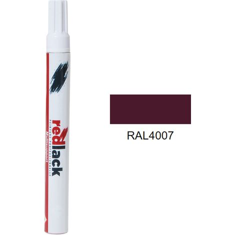 Feltro Vernice per ritocchi 8 ml – RAL 4007 – Viola porpora – opaca – multisupporto – Redlack