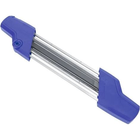 Kettensägenfeile, 2-in-1 tragbarer 5,2-mm-Kettensägenschärfer für STIHL 5605750 4303 3/8" P und 0,325 (blau) (1/4)