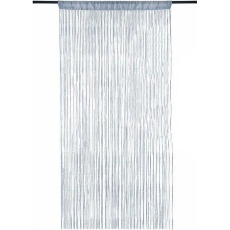 Rideau De Perles - 100 x 200 cm - Pour Porte Et Fenêtre - Diviseur De Pièce - Blanc (1/5)