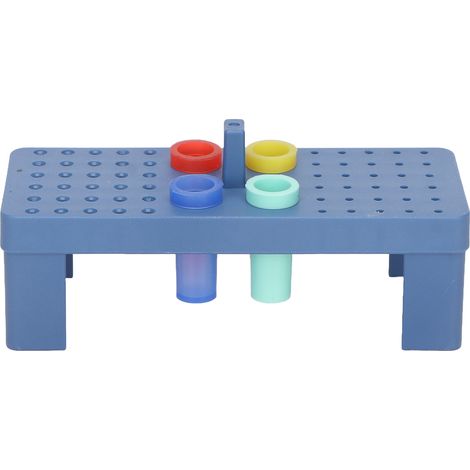 Boîte de rangement pour fraises dentaires avec couvercle, porte-forets haute vitesse multifonction, bloc de stockage pour clinique et hôpital. (1/5)