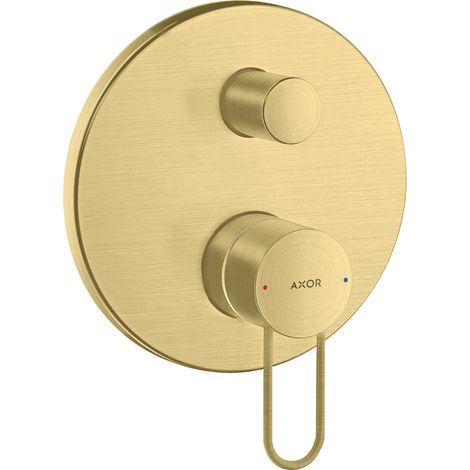 Mitigeur monocommande pour baignoire AXOR UNO AP, poignée à levier, laiton brossé (1/2)