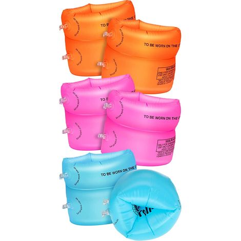 Brassards gonflables pour la natation, brassards, brassards de natation, lot de 6 (1/5)