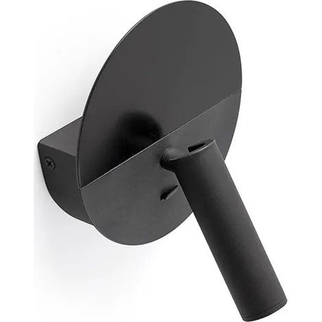 Faro Duas USB C Lampada da lettura da parete nera opaca 2700K (1/5)