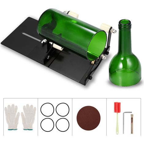 Coupe-bouteille en verre réglable, outil de découpe pour bouteilles de vin, machine à couper le verre pour loisirs créatifs et décoration maison (1/3)