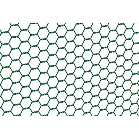 Alberts 614225 Rete in Maglia Esagonale, Acciaio, 500 mm / 10 m / 25 mm Mesh Width (1/4)