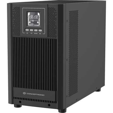 Conceptronic ZEUS52ES3K 3000VA 2700W Online Tower USV, Schuko