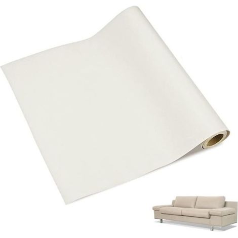 Patch Réparation En Cuir, Simili Cuir Autocollant, Cuir Patch Réparation, Cuir Patch Kit, Canapé Siège Auto, Beige, 50 x 137 cm-yd