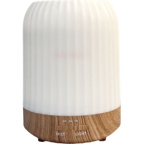 250ml essential oil diffuser, ultrasonic electric aromatherapy diffuser with colored lights and timer. (1/5)