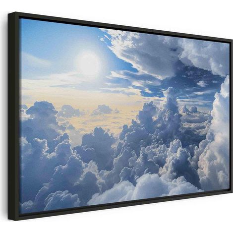 Decorazione murale artgeist symphony of light blu 120 cm x 80 cm