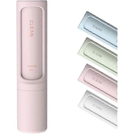 Brosse anti-peluches portable, brosse anti-peluches, brosse pour poils d'animaux, rouleaux anti-peluches réutilisables, outil pour enlever les poils d'animaux - Idéal pour les cheveux, les peluches et (1/5)