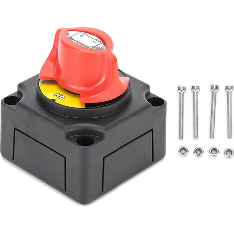 12V 300A Battery Disconnect Button High-End Switch for Yacht, Marine, RV (1/5)