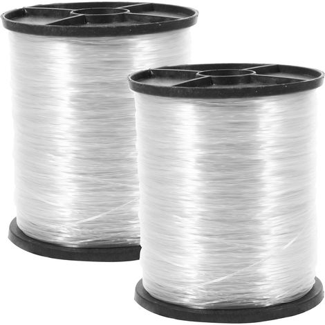 Lot de 2 rouleaux fil invisible pour suspendre des tableaux et cadres (1/5)