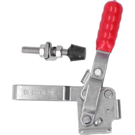 Schnellspann-Kniehebelklemme aus Edelstahl, vertikal, zum Drücken und Ziehen, für mechanische Geräte (1/5)