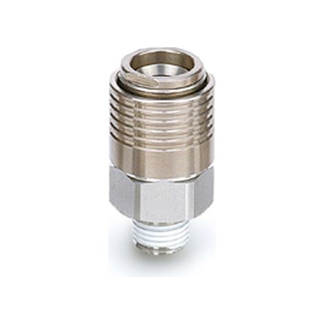 Embout de coupleur SMC, Filetage Mâle vers Femelle 1/2 in Female 1/2pouces Airflow en Acier inoxydable ( Prix pour 1 )