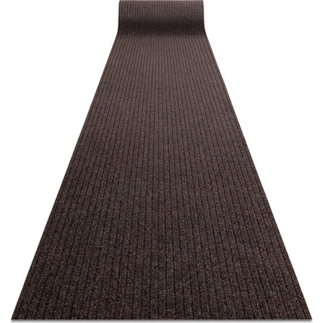 Paillasson antidérapant pour les mètres courants CEYLON extérieur, intérieur, sur caoutchouc - marron 0300 100cm brown 100x500 cm