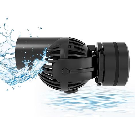 Bomba de circulación para acuario, bomba de circulación giratoria de 360°, bomba generadora de olas de 4 W y 3000 l/h para acuarios de 11 a 56 litros. (1/4)