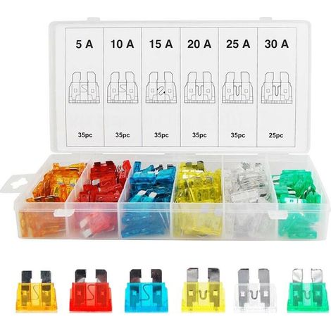 Kit 120 Fusibili Auto Da 5 10 15 20 25 0 Amp 120pz 5a 10a 15a 20a 25a 30a