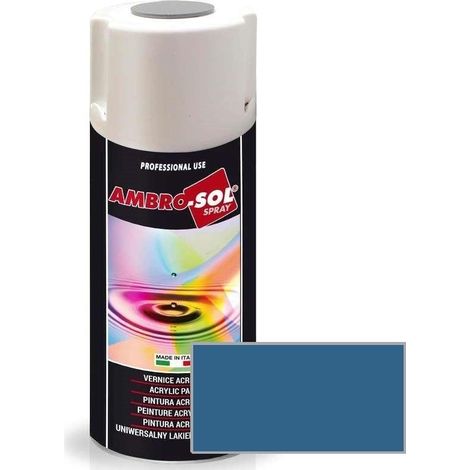 AMBROSOL spray acrilic az/brillant ral-5007 400ml , El Spray acrílico azul brillando RAL-5007 400ml de Ambro-sol es una pintura acrílica de alta calidad en f