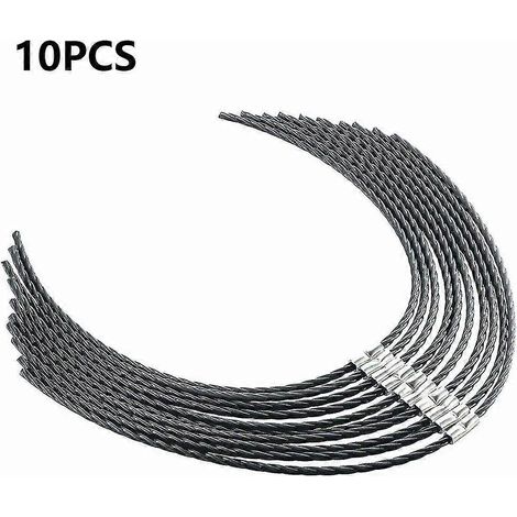 Lot de 10 fils de coupe en nylon avec boucle pour tondeuse Bosch AFS 23-37 (F016800431) (1/5)