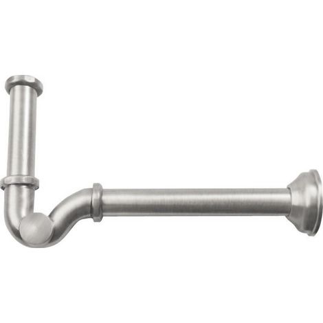 Siphon de bidet 5/4" dia 32mm, nickel brossé