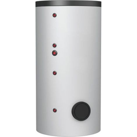 BOLLITORE IMPIANTI SOLARI CIRCOLAZIONE FORZATA LT.200 2 SCAMBIATORI lt. 200