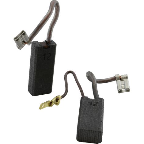 Balais de charbon 6x10x24mm – Remplacement pour DeWalt Marteau D25600K – Avec arrêt automatique et connecteur (1/2)