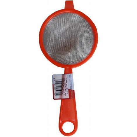 FPLUS colador alum.c/plas.18 c/ganc , Colador de mangos plastico con aluminio.