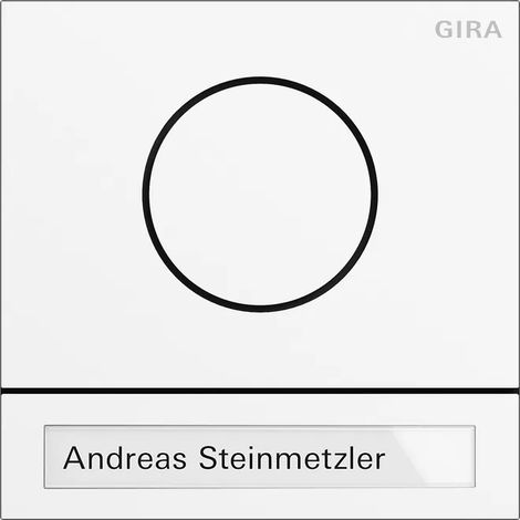 Gira Türstationsmod. System 106 Verkehrsweiß(lack.) [5565902], 5565 902 (1/2)