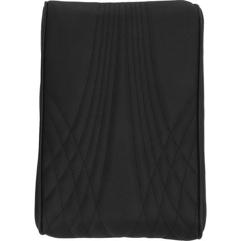 [Protecteur de console centrale] Microfibre imitation cuir avec coussin mémoire, taille 330 x 210 x 50mm, antibactérien, pour SUV/Truck, couleur noire (1/5)