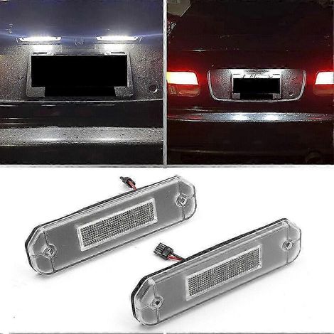 Éclairage de plaque d'immatriculation LED blanc 6000K-6500K pour Honda Civic EJ EK EM EK9 EK4 Del Sol 92-00 34100-S04-A01 34100S04A01 (1/5)