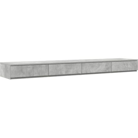 Maison Exclusive - Cassetti per letto Grigio cemento 180 x 36,5 x 16,5 cm
