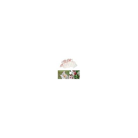 Lot de 100 Sacs en Filet Anti-Insectes,Filet de Jardin Protection en Nylon,Sac Protection Fruits et Plantes Réutilisables,Sachet pour Raisin Anti-Oiseaux avec Cordon de Serrage (15 x 10cm (100pcs)) (1/5)