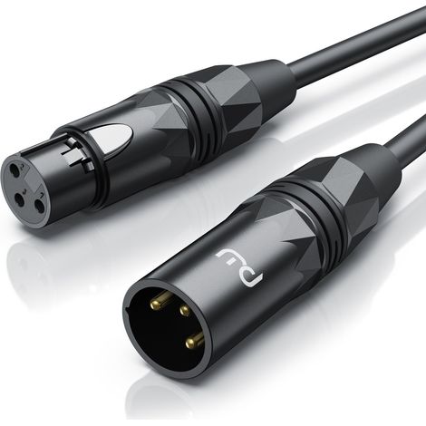 Primewire XLR Audio Kabel, XLR Stecker zu Buchse, NF-Audiokabel - 10m (1/5)