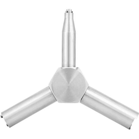Llave para válvula de mariposa 3 en 1, válvula de agua, válvula de aire, puerta de armario, interruptor de parada de emergencia de ascensor y otras herramientas multifuncionales para válvulas. (1/5)