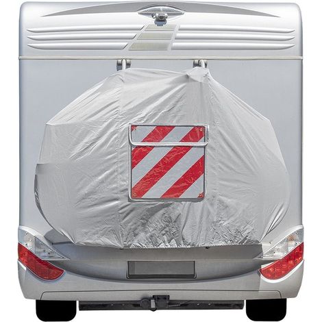 Copribici xl per 2 biciclette con scomparto per targa segnaletica ripstop (1/5)
