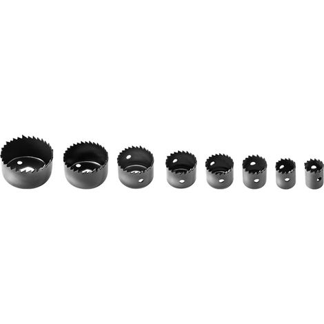 Coffret en plastique de 19 pièces comprenant une scie cloche, un ouvre-trous pour plaques de plâtre et un kit de perçage pour plafonds