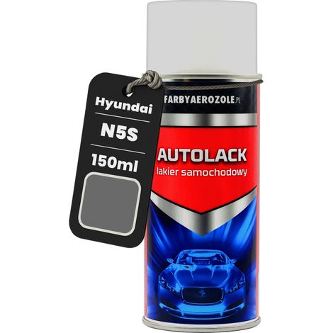 Pintura en aerosol lista para usar de 150 ml para Hyundai N5S color gris titanio metalizado. (1/5)