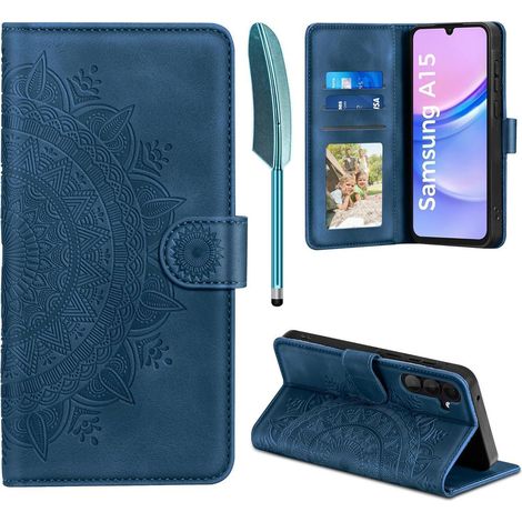 Klapphülle für Samsung Galaxy A15 5G/4G mit Kartenfach, Ständer, Magnetverschluss (1/5)