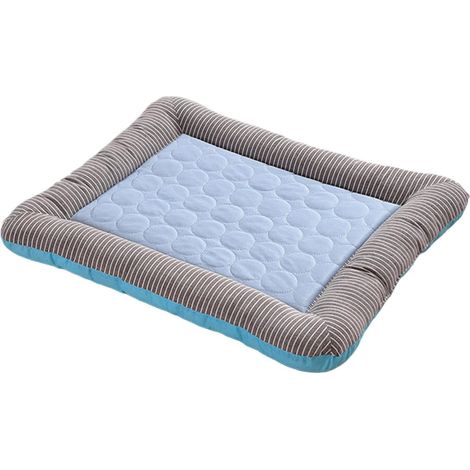 Lit rafraîchissant pour chats  Lit d'intérieur frais pour chaton – Tapis de couchage rafraîchissant pour chiens de petite et moyenne taille – Pour chats de petite et moyenne taille, hamsters, chiots (1/5)