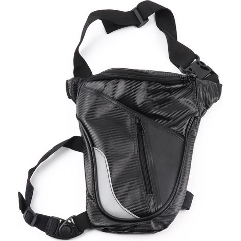 Sac à ceinture moto homme mode, sac de taille résistant pour conduite, bandoulière pratique (1/5)