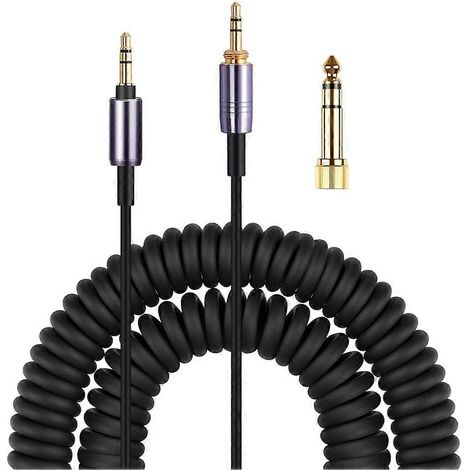 WH-1000XM3 Coiled Audio câble de rechange pour Sony WH-1000XM4, WH-1000XM2 Headsets, 1.5 Extension Cordon (1/5)
