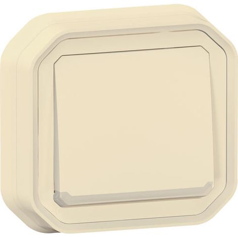 Legrand – Interrupteur ou va-et-vient Plexo complet encastré – Intensité 10A – Protection IP55 – Résistance IK08 – Finition sable (1/6)
