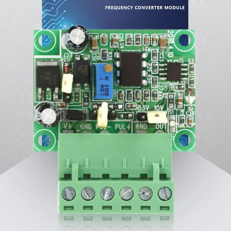 Module convertisseur de signal fréquence-tension 0-10 kHz vers 0-10 V avec isolation (1/5)