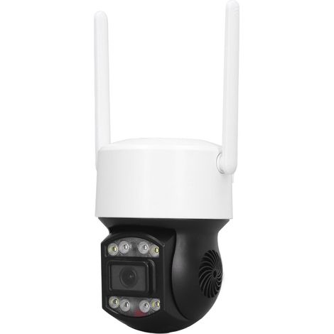 WLAN-Überwachungskamera, 2 MP, 1080p, automatische Verfolgung, Farb-Nachtsicht, Gegensprechanlage, Außenkamera, 110–240 V, EU-Stecker (1/5)